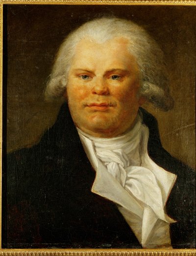 Georges Jacques Danton, dichter en revolutionair, geëxecuteerd ... door French School