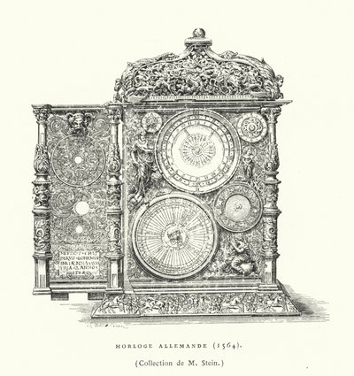 Duitse klok, 1564 door French School