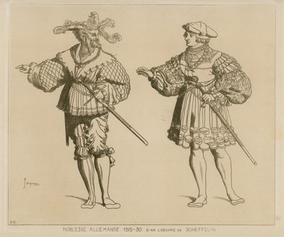 Duitse adel, 1515-30 door French School
