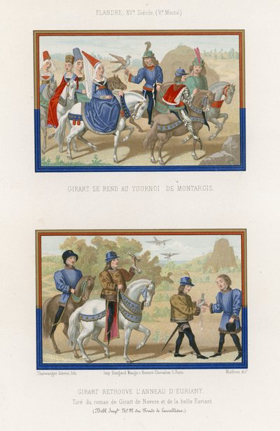 Girart gaat naar het toernooi in Montarcis en Girart vindt Euriants ring door French School