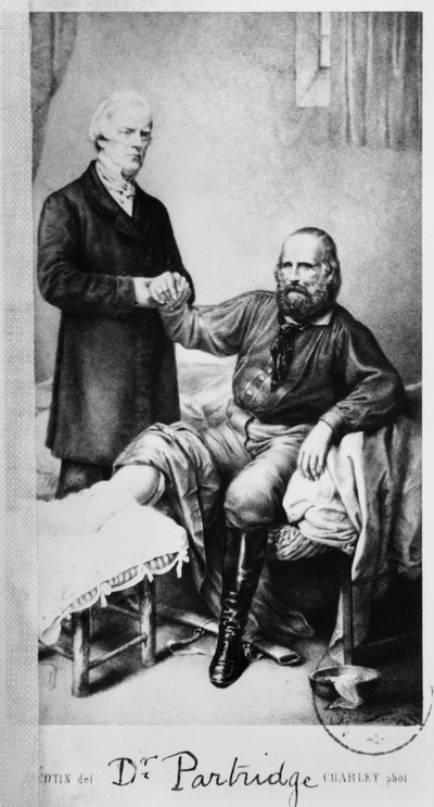 Giuseppe Garibaldi met dokter Partridge door French School