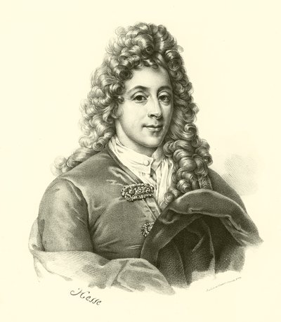 Godfried Schalcken, of Gottfried Schalken, portret door French School