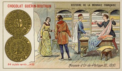 Gouden munten van Filips III door French School