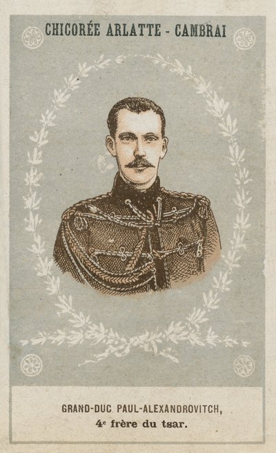 Grootvorst Paul-Alexandrovitch, vierde broer van de tsaar door French School
