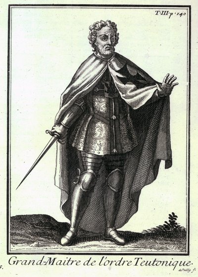 Grootmeester van de Teutoonse Orde, een illustratie uit 