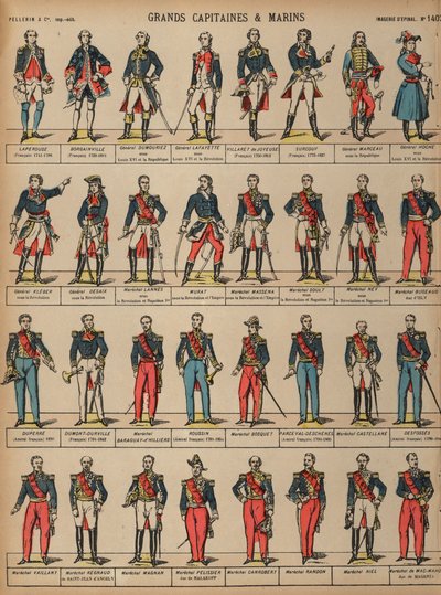 Grote Franse militaire bevelhebbers door French School
