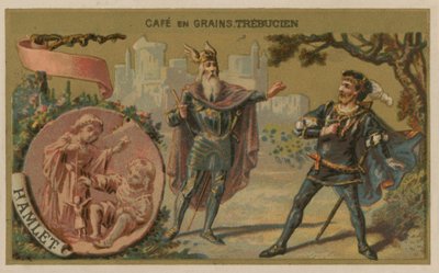 Hamlet - Illustratie van scène uit het toneelstuk van William Shakespeare door French School