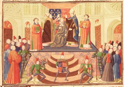 De Kroning van Hendrik IV uit Froissart