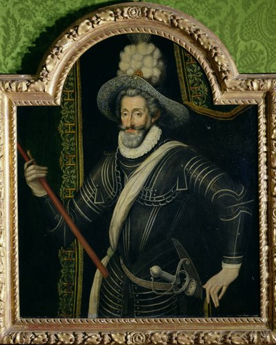 Henri IV (1553-1610) koning van Frankrijk en Navarra, c.1595 door French School