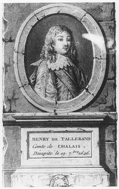 Henri de Talleyrand, Graaf van Chalais (gravure) door French School