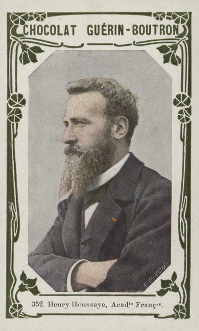 Henry Houssaye, Academie Francaise (gekleurd foto) door French School