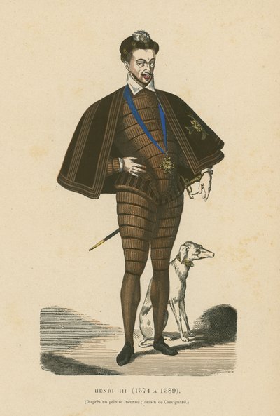 Hendrik III van Frankrijk door French School