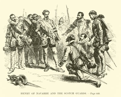 Hendrik van Navarra en de Schotse Wachten door French School
