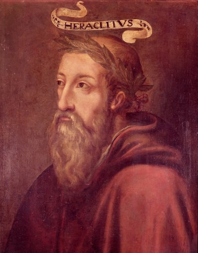 Heraclitus van Efeze (c.535-c.475 v.Chr.) door French School