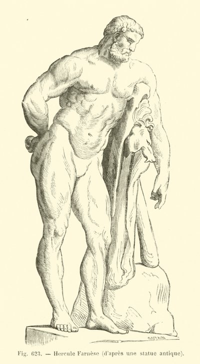 Hercules Farnese door French School