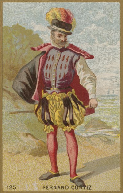 Hernan Cortes, Spaanse conquistador door French School