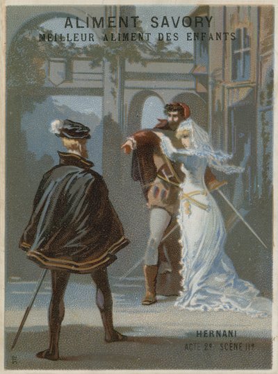 Hernani, Act 2, scène II door French School