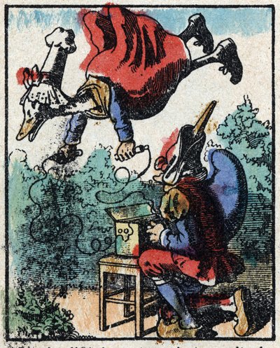 Geschiedenis van Dr. Pulcinella (Polichinelle). Houtsnede van Imaging Pellerin - Epinal, sd. Eind 19e eeuw. door French School