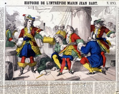 Geschiedenis van de onverschrokken zeeman Jean Bart - afbeelding van Epinal, 19e eeuw door French School
