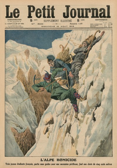 Moorddadige Alp, voorpagina illustratie uit 