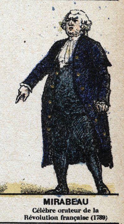 Honoré Gabriel Riqueti, Graaf van Mirabeau (1749-1791), Franse politicus. In 