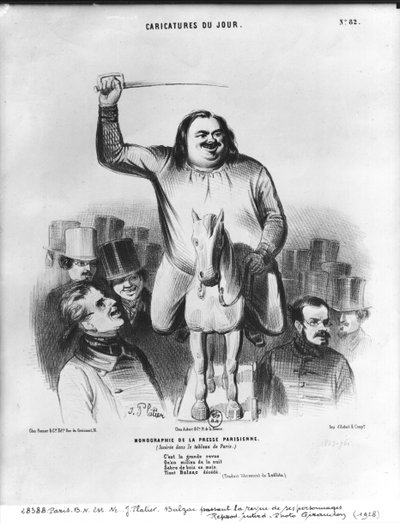 Honoré de Balzac (1799-1850) beoordeelt zijn personages door French School