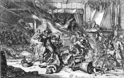 Gruweldaden begaan door de Fransen in Holland, 1673 door French School