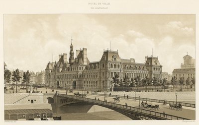 Hôtel de Ville, in aanbouw door French School