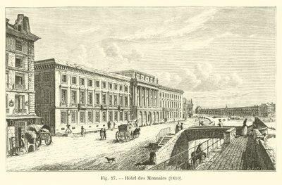 Hotel des Monnaies, 1810 door French School