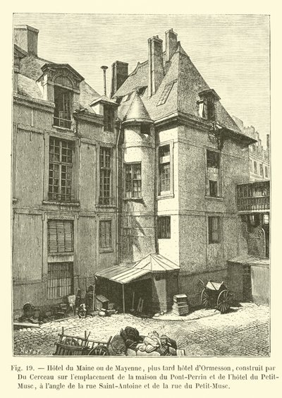 Hotel du Maine of de Mayenne, later hotel d