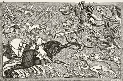 Hoe Alexander de draken bevocht en een soort beest genaamd schorpioen, uit 