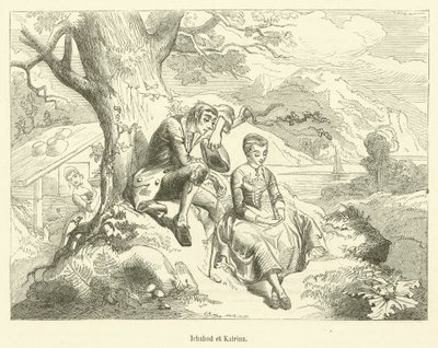 Ichabod en Katrina door French School