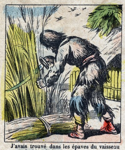Illustratie voor het boek van Daniel Defoe 