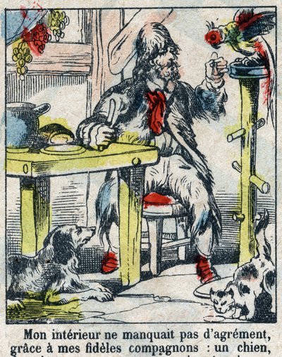 Illustratie voor het boek van Daniel Defoe 