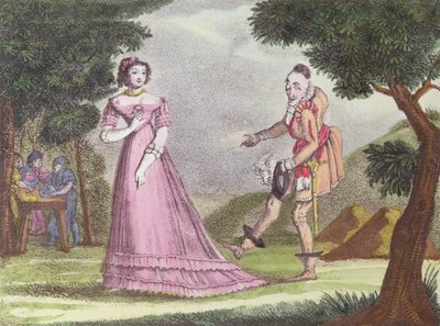Illustratie voor Riquet à la Houppe, sprookje door Charles Perrault (1628-1703), ca. 1820-30 door French School
