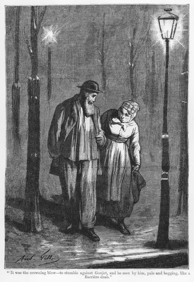 Illustratie voor De Assommoir, Een Realistische Roman, door Emile Zola door French School