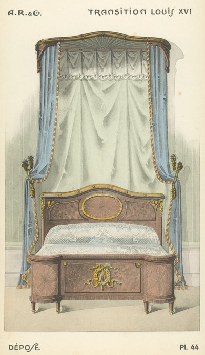 Illustratie uit interieurontwerpproductcatalogus van A R & Cie, Frankrijk door French School