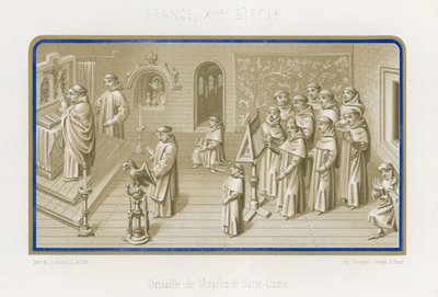 Afbeelding in grisaille uit De Wonderen van Onze Lieve Vrouw door French School
