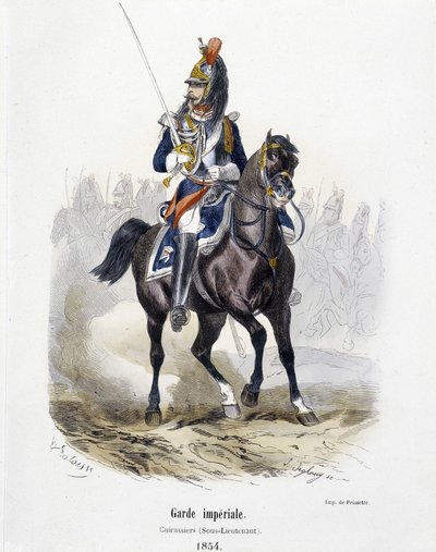 Keizerlijke garde: Cuirassiers in 1854 - in 
