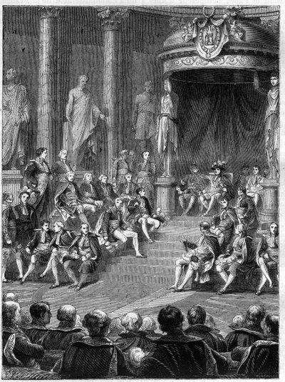 Imperiale zitting in de Senaat: toespraak van Napoleon over de grondwet van het nieuwe koninkrijk Italië in 1805 - in 