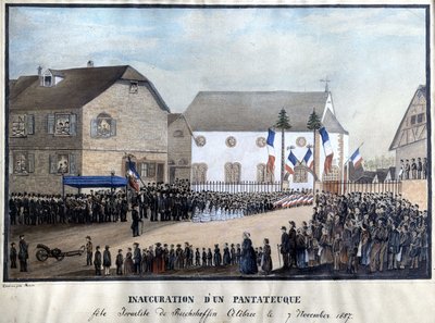 Inhuldiging van een Pentateuch, november door French School