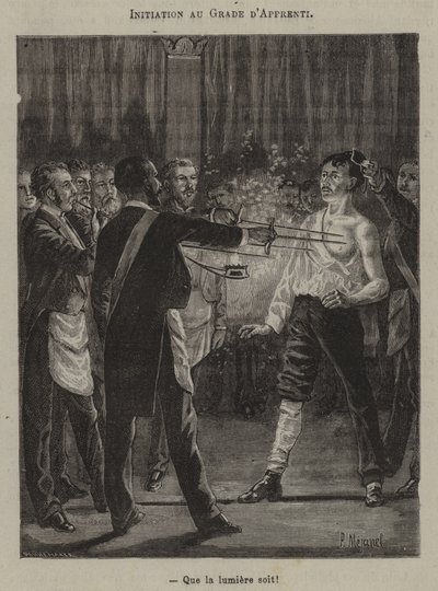 Inwijding tot de graad van leerling. "Er zij licht!" door French School