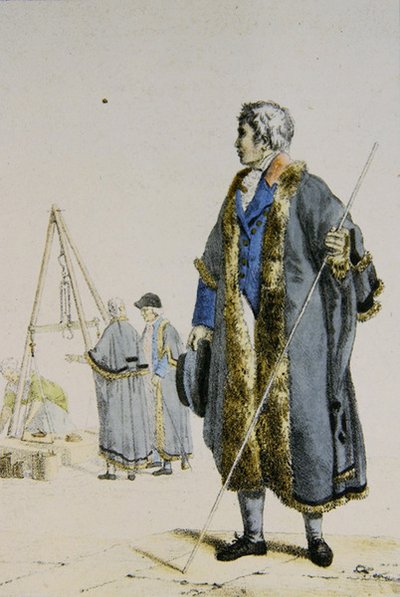 Inspecteur van Gewichten en Maten in Polen, ca. 1817 door French School