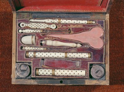 Instrumentenkoffer voor vaccinaties, ca. 1820 door French School