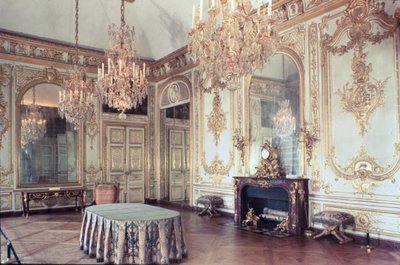 Interieur van de Salle du Conseil (Raadzaal) 1701-55 door French School
