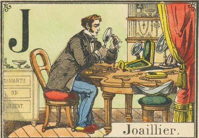 J: Juwelier door French School