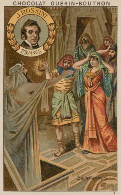 J Rossini, Semiramis door French School