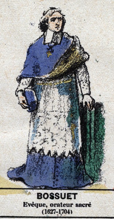 Jacques-Bénigne Bossuet (1627-1704), Franse schrijver en prelaat, bisschop van Meaux. In 