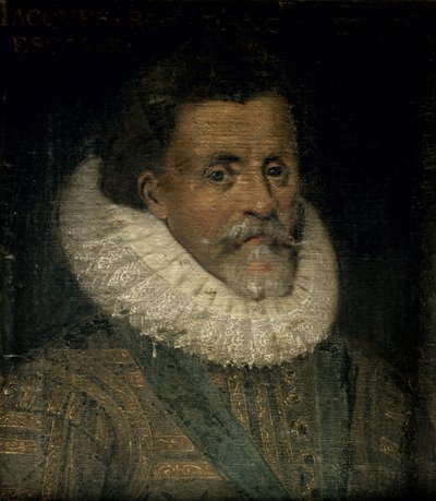 James I van Engeland (1566-1625) door French School