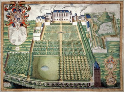 Jardin des Plantes, Parijs. 1636 door French School